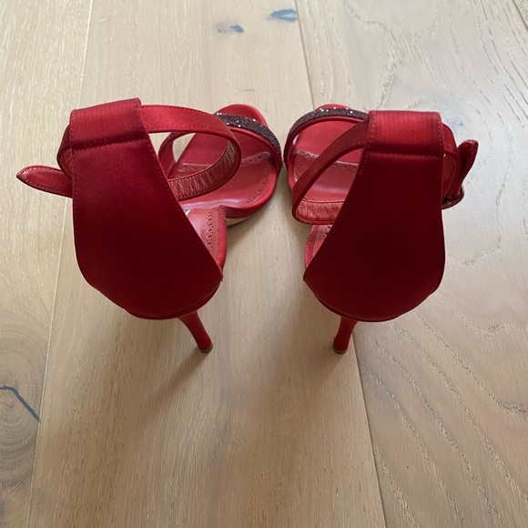 Manolo Blahnik Embellished Crystal Heels SZ 39 - Picture 2 of 3
